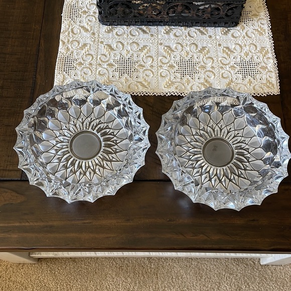 Vintage Fostoria Grandaddy Crystal Ash Trays. - Picture 11 of 11